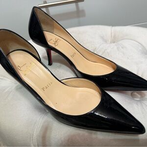 Christian Louboutin Black Patent Heels